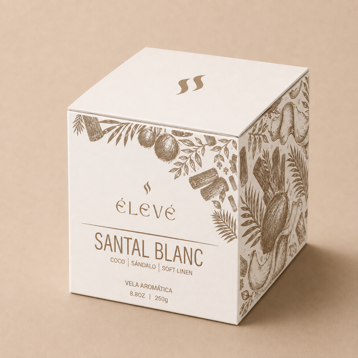Santal Blanc packaging